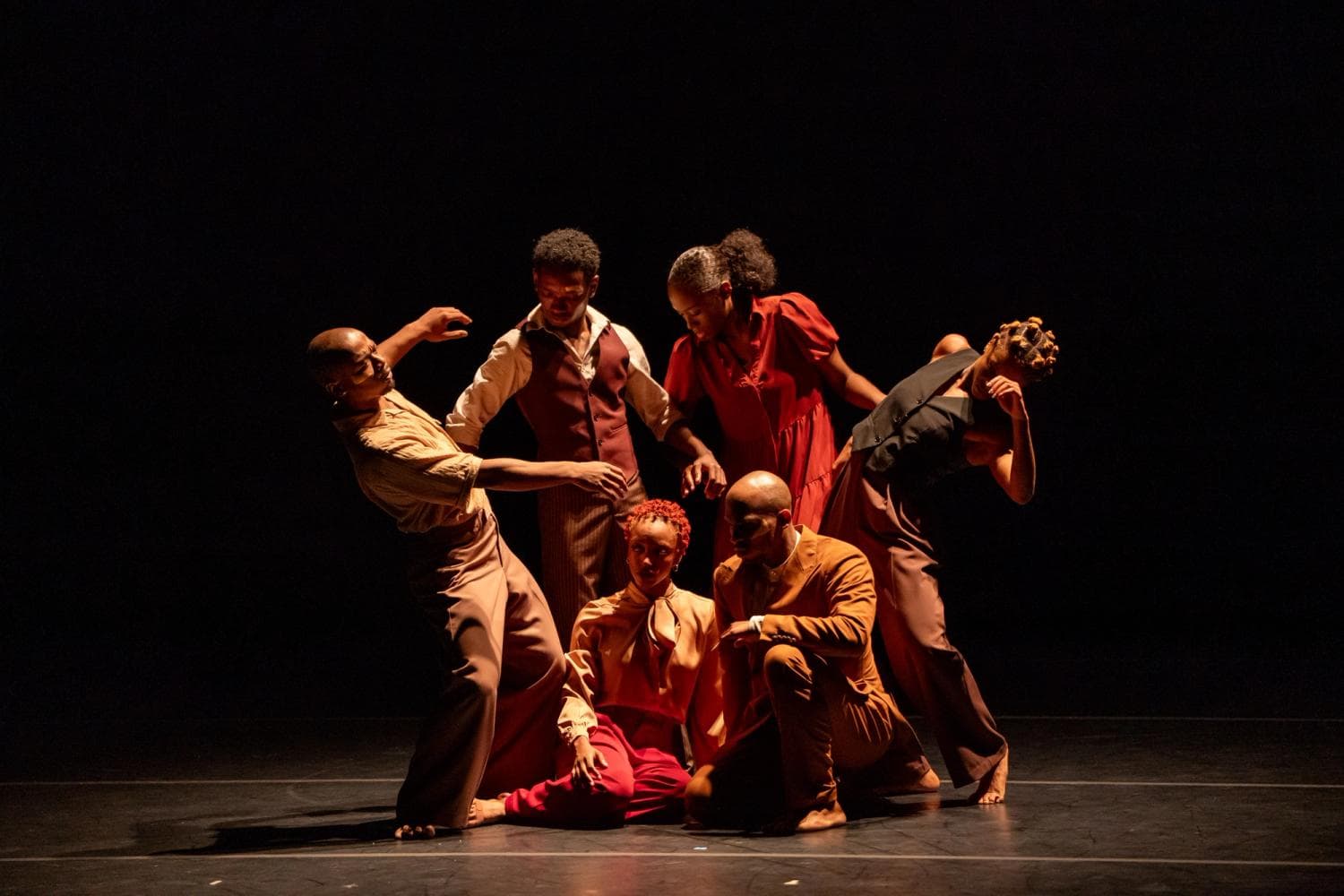 Group of dancers on stage for 6 lost labors